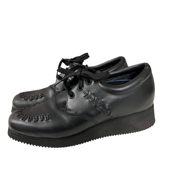 Drew‎ Bounce II Orthopedic Black Leather Lace-Up Shoes Vibram Sole Size 8 - Picture 9 of 9